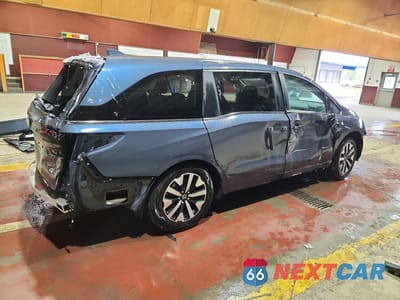 Trzecie zdjęcie samochodu z tyłu: 2025 HONDA ODYSSEY EXL VIN:5FNRL6H69SB057957 - miniatura