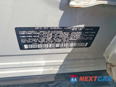 Zdjęcie 13 z 13 samochodu: 2020 SUBARU FORESTER PREMIUM VIN:JF2SKAJC7LH430262 - miniatura