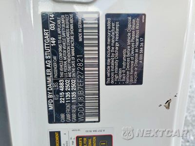 Zdjęcie 12 z 12 samochodu: 2014 MERCEDES-BENZ E 350 4MATIC VIN:WDDKJ8JB7EF272821 - miniatura