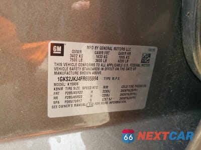 Zdjęcie 13 z 13 samochodu: 2015 GMC YUKON XL DENALI VIN:1GKS2JKJ4FR695994 - miniatura