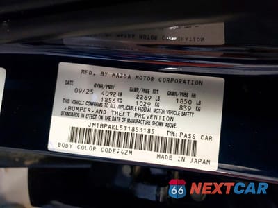 Zdjęcie 12 z 12 samochodu: 2026 MAZDA 3 VIN:JM1BPAKL5T1853185 - miniatura