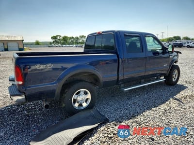 Trzecie zdjęcie samochodu z tyłu: 2005 FORD F250 SUPER DUTY VIN:1FTSW21P75EA70166 - miniatura