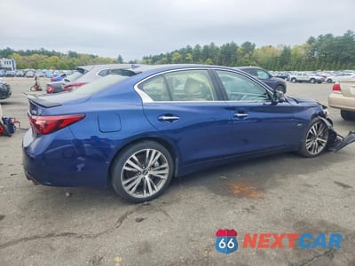 Trzecie zdjęcie samochodu z tyłu: 2019 INFINITI Q50 3.0T SPORT VIN:JN1EV7AR7KM550873 - miniatura