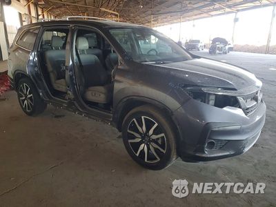 Czwarte zdjęcie samochodu z boku: 2021 HONDA PILOT TOURING VIN:5FNYF6H93MB034089 - miniatura