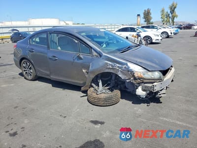 Czwarte zdjęcie samochodu z boku: 2013 HONDA CIVIC EXL VIN:19XFB2F99DE281444 - miniatura