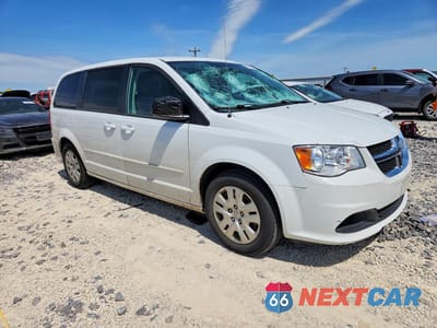 Czwarte zdjęcie samochodu z boku: 2016 DODGE GRAND CARAVAN SE VIN:2C4RDGBG6GR169826 - miniatura