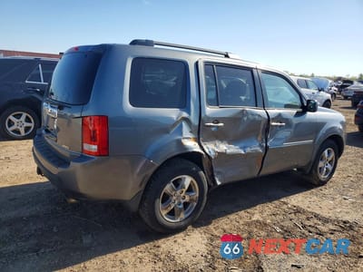 Trzecie zdjęcie samochodu z tyłu: 2011 HONDA PILOT EXL VIN:5FNYF4H53BB076373 - miniatura