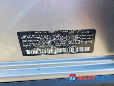 Zdjęcie 13 z 13 samochodu: 2023 SUBARU CROSSTREK SPORT VIN:JF2GTHSC3PH310264 - miniatura