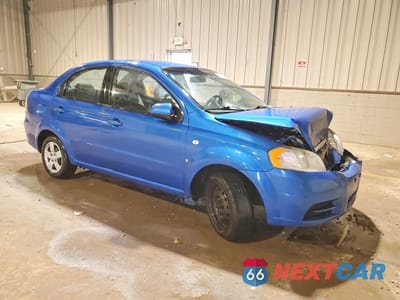 Czwarte zdjęcie samochodu z boku: 2007 CHEVROLET AVEO BASE VIN:KL1TD56637B153486 - miniatura