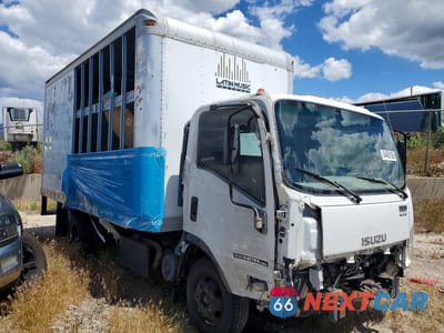 Czwarte zdjęcie samochodu z boku: 2015 ISUZU NPR HD BOX TRUCK VIN:JALC4W162F7002693 - miniatura