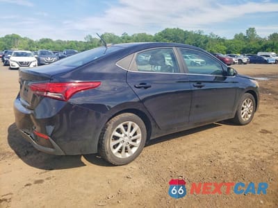 Trzecie zdjęcie samochodu z tyłu: 2022 HYUNDAI ACCENT SEL VIN:3KPC24A62NE168545 - miniatura