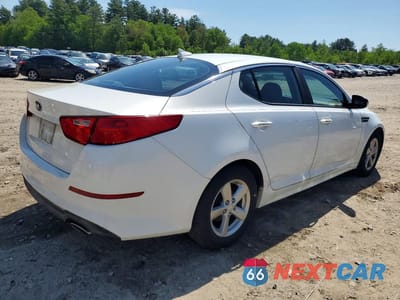 Trzecie zdjęcie samochodu z tyłu: 2014 KIA OPTIMA LX VIN:5XXGM4A7XEG270770 - miniatura