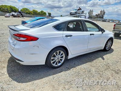 Trzecie zdjęcie samochodu z tyłu: 2017 FORD FUSION SE HYBRID VIN:3FA6P0LU8HR386625 - miniatura