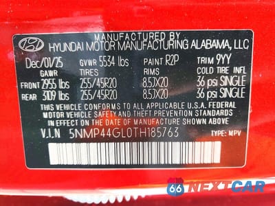 Zdjęcie 13 z 13 samochodu: 2026 HYUNDAI SANTA FE LIMITED VIN:5NMP44GL0TH185763 - miniatura