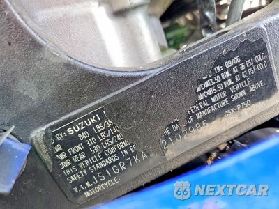 Zdjęcie 10 z 10 samochodu: 2007 SUZUKI GSX-R750 VIN:JS1GR7KA572102986 - miniatura