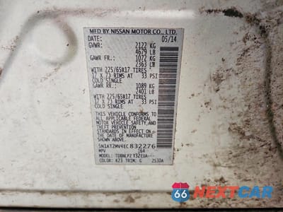Zdjęcie 13 z 13 samochodu: 2014 NISSAN ROGUE S VIN:5N1AT2MV4EC832276 - miniatura