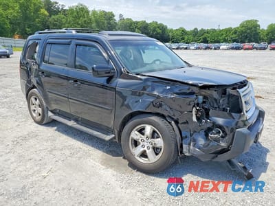 Czwarte zdjęcie samochodu z boku: 2009 HONDA PILOT EXL VIN:5FNYF38519B016273 - miniatura