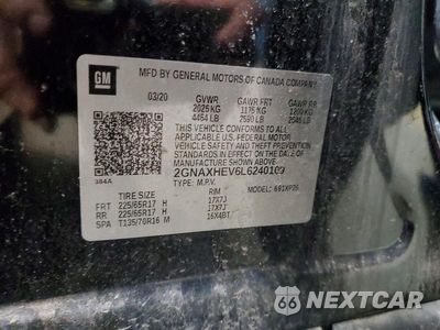 Zdjęcie 13 z 13 samochodu: 2020 CHEVROLET EQUINOX LS VIN:2GNAXHEV6L6240109 - miniatura