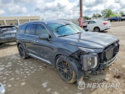 Czwarte zdjęcie samochodu z boku: 2021 HYUNDAI PALISADE SEL VIN:KM8R3DHE3MU274213 - miniatura
