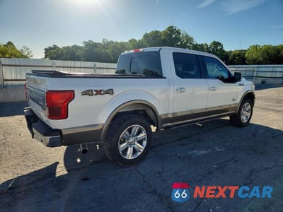 Trzecie zdjęcie samochodu z tyłu: 2018 FORD F150 SUPERCREW VIN:1FTEW1E52JFC28028 - miniatura