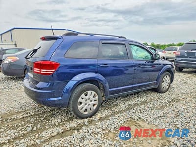 Trzecie zdjęcie samochodu z tyłu: 2020 DODGE JOURNEY SE VIN:3C4PDCAB0LT202638 - miniatura