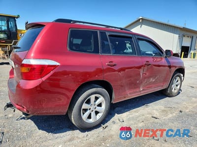 Trzecie zdjęcie samochodu z tyłu: 2008 TOYOTA HIGHLANDER BASE VIN:JTEES41A782010938 - miniatura