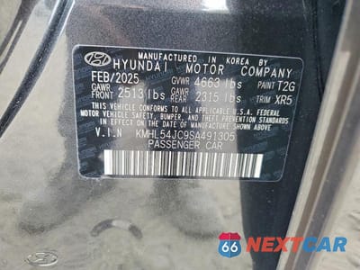 Zdjęcie 12 z 12 samochodu: 2025 HYUNDAI SONATA N LINE VIN:KMHL54JC9SA491305 - miniatura