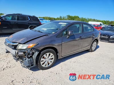 2012 HONDA CIVIC LX 19XFB2F53CE070638 - główne zdjęcie licytacji z USA - miniatura
