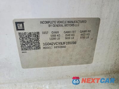 Zdjęcie 12 z 12 samochodu: 2018 GMC SIERRA K3500 VIN:1GD42VCY9JF155098 - miniatura