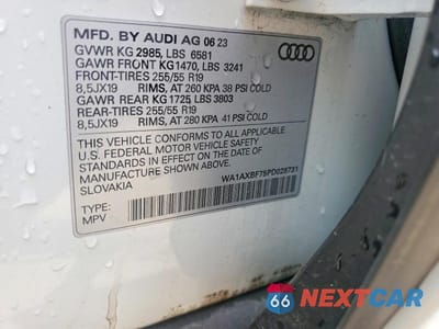 Zdjęcie 13 z 13 samochodu: 2023 AUDI Q7 PREMIUM VIN:WA1AXBF75PD028731 - miniatura