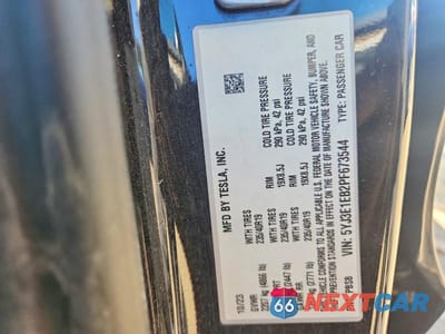 Zdjęcie 12 z 12 samochodu: 2023 TESLA MODEL 3 VIN:5YJ3E1EB2PF673544 - miniatura