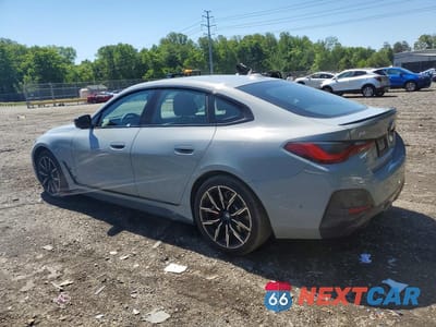 Drugie zdjęcie samochodu z przodu: 2024 BMW I4 XDRIVE 40 VIN:WBY83FB08RFT23652 - miniatura