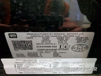 Zdjęcie 13 z 13 samochodu: 2023 CHEVROLET TRAVERSE PREMIER VIN:1GNEVKKW4PJ272552 - miniatura