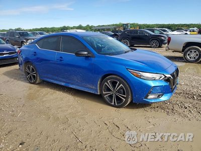 Czwarte zdjęcie samochodu z boku: 2021 NISSAN SENTRA VIN:3N1AB8DV9MY277134 - miniatura