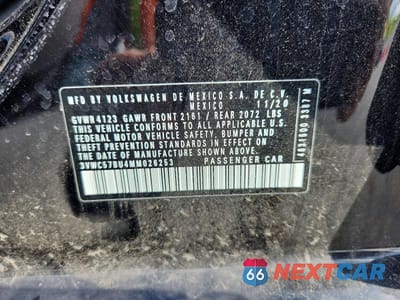 Zdjęcie 12 z 12 samochodu: 2021 VOLKSWAGEN JETTA S VIN:3VWC57BU4MM026253 - miniatura