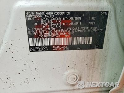 Zdjęcie 13 z 13 samochodu: 2016 TOYOTA RAV4 HYBRID LIMITED VIN:JTMDJREV0GD035311 - miniatura
