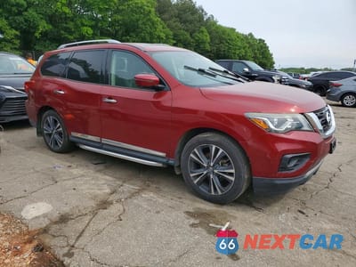 Czwarte zdjęcie samochodu z boku: 2018 NISSAN PATHFINDER PLATINUM VIN:5N1DR2MN3JC637971 - miniatura