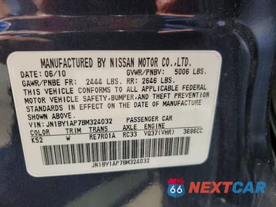 Zdjęcie 12 z 12 samochodu: 2011 INFINITI M37 BASE VIN:JN1BY1AP7BM324032 - miniatura