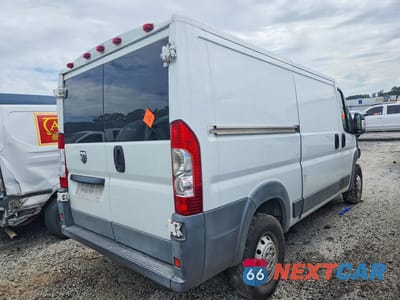 Trzecie zdjęcie samochodu z tyłu: 2015 RAM PROMASTER 1500 DELIVERY VAN VIN:3C6TRVAG6FE503390 - miniatura