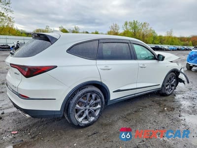Trzecie zdjęcie samochodu z tyłu: 2022 ACURA MDX A-SPEC VIN:5J8YE1H05NL023764 - miniatura