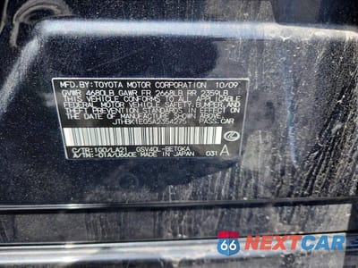 Zdjęcie 12 z 12 samochodu: 2010 LEXUS ES 350 VIN:JTHBK1EG5A2354275 - miniatura