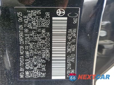 Zdjęcie 12 z 12 samochodu: 2025 TOYOTA COROLLA HYBRID LE VIN:JTDBCMFE1S3103164 - miniatura