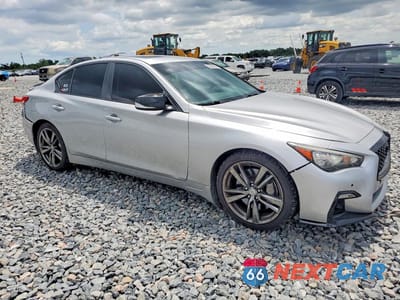 Czwarte zdjęcie samochodu z boku: 2016 INFINITI Q50 SPORT VIN:JN1EV7AP6GM306461 - miniatura