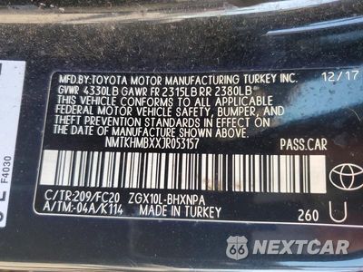 Zdjęcie 13 z 13 samochodu: 2018 TOYOTA C-HR XLE PREMIUM VIN:NMTKHMBXXJR053157 - miniatura