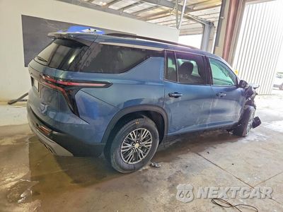 Trzecie zdjęcie samochodu z tyłu: 2025 CHEVROLET TRAVERSE LT VIN:1GNERGRS7SJ131701 - miniatura