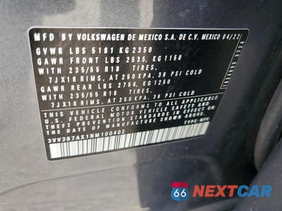 Zdjęcie 13 z 13 samochodu: 2022 VOLKSWAGEN TIGUAN SE VIN:3VV3B7AX1NM100402 - miniatura