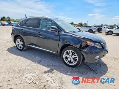 Czwarte zdjęcie samochodu z boku: 2010 LEXUS RX 450H VIN:JTJBC1BA5A2009520 - miniatura