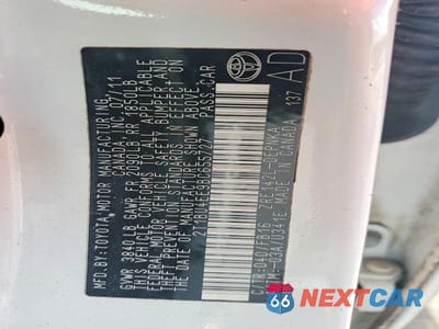 Zdjęcie 12 z 12 samochodu: 2011 TOYOTA COROLLA LE VIN:2T1BU4EE9BC655727 - miniatura