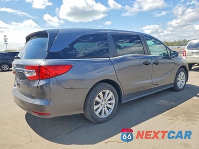 Trzecie zdjęcie samochodu z tyłu: 2020 HONDA ODYSSEY LX VIN:5FNRL6H23LB062702 - miniatura