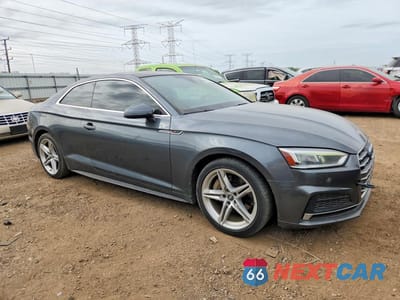 Czwarte zdjęcie samochodu z boku: 2018 AUDI A5 PREMIUM PLUS S-LINE VIN:WAU8NAF58JA005209 - miniatura